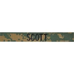Cheapest 🥰 Sayre Embroidered USMC Woodland MARPAT Nametape ✔️