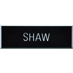 Deals 😀 Sayre Army Rough Black Plastic Engraved Nametag 👍