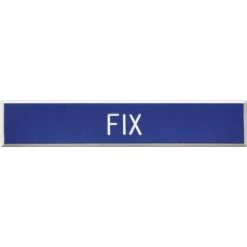 New 🛒 Sayre Air Force Blue Plastic Engraved Nametag 🌟