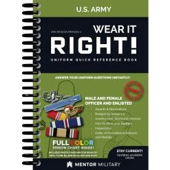 Cheapest ⭐ BYRRD Wear It Right! U.S. Army Uniform Quick Reference Book ✨