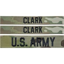 Outlet ✨ Sayre Embroidered Army OCP Nametape Kit With Velcro (Uniform Builder Item Only) ⌛